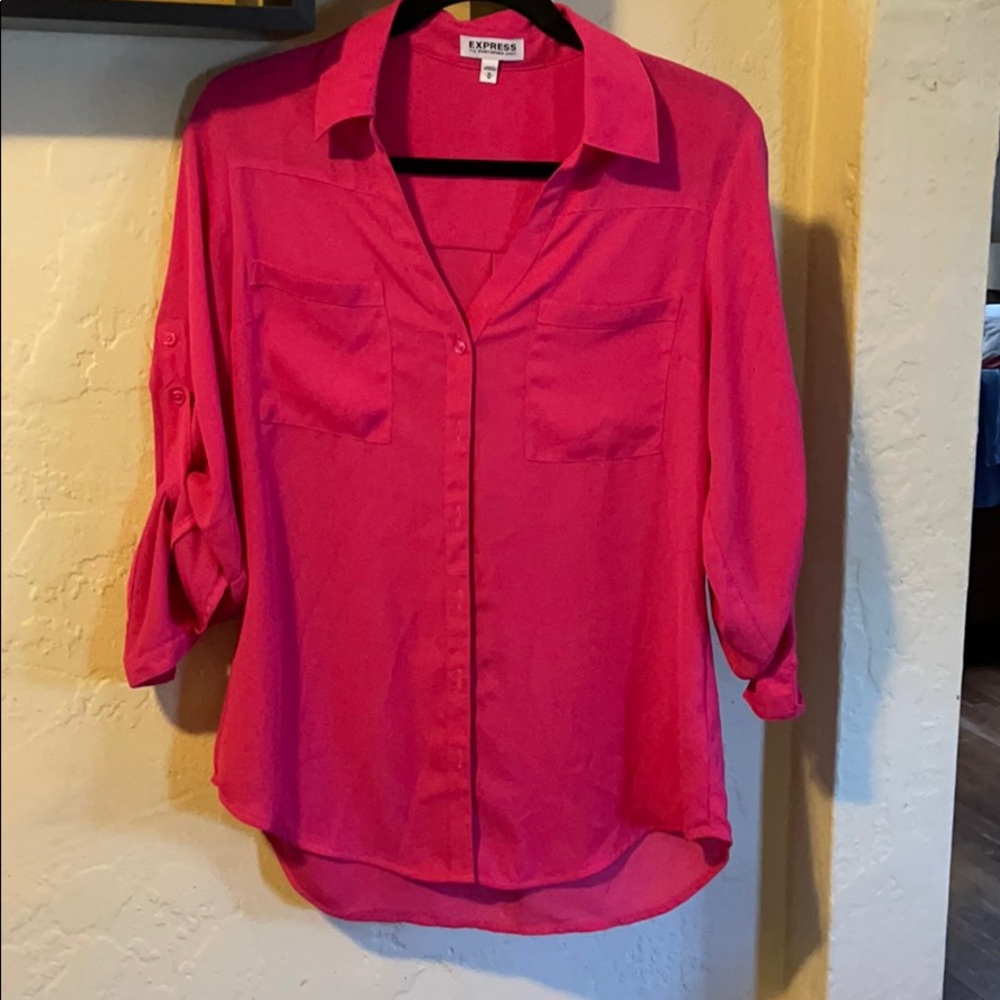 Hot Pink Express Portofino Shirt